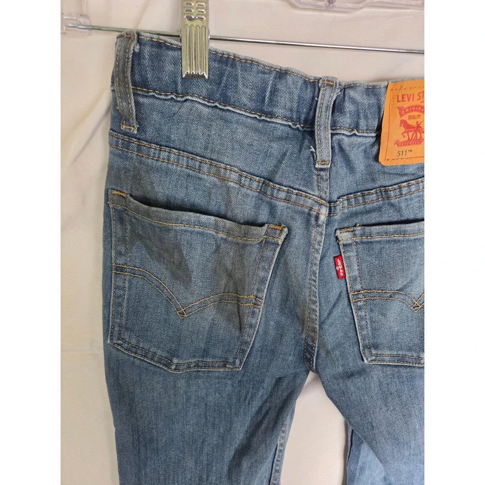 Levis 511 Slim Fit Boys Jeans  Blue Denim